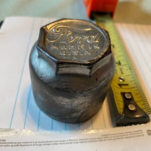 Vintage Ford Model T Center Wheel Grease Cap - Script Made in USA OEM Original