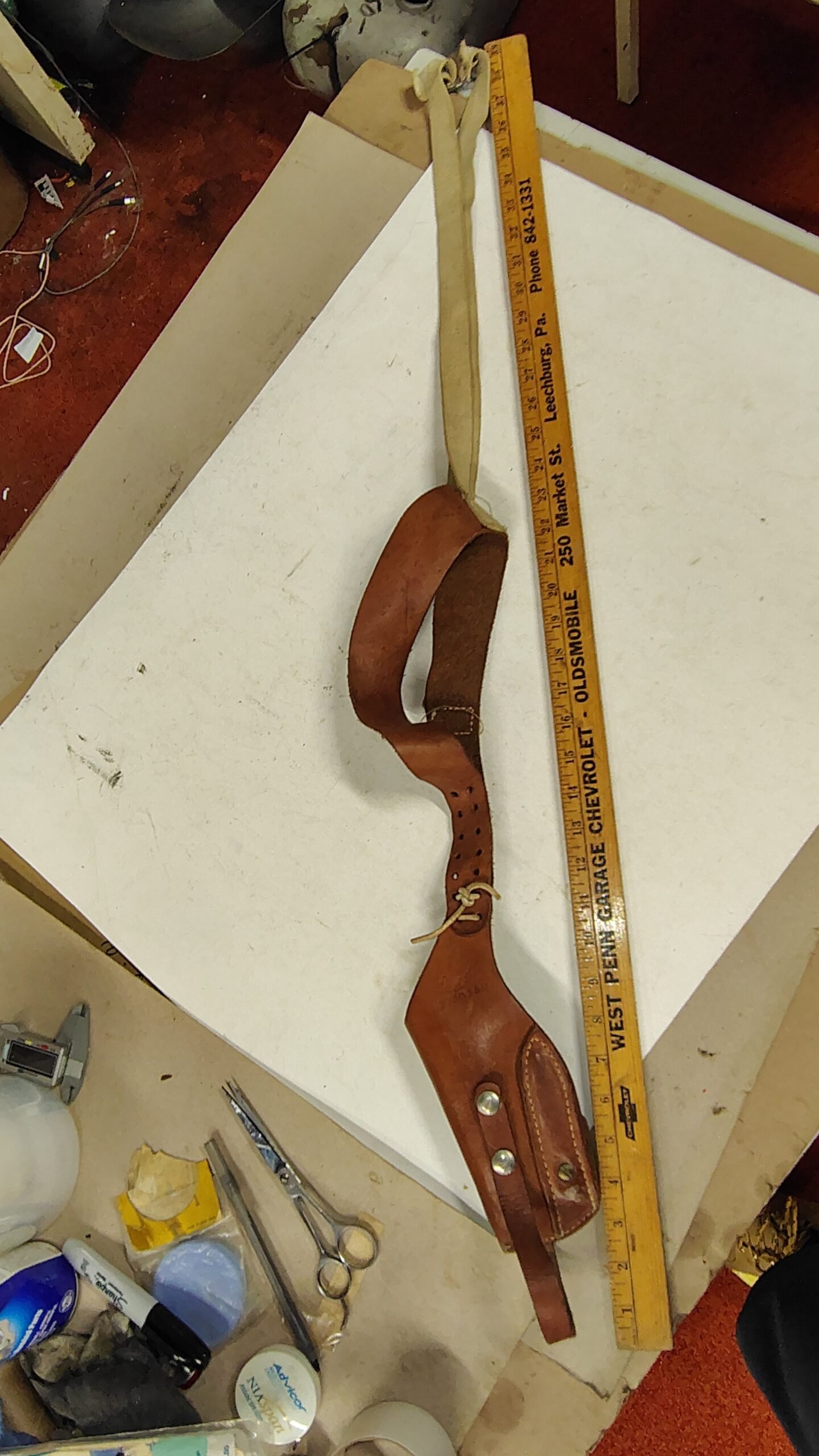Vintage Hunter Leather Shoulder Holster Rig 3330 53M Right Hand Brown