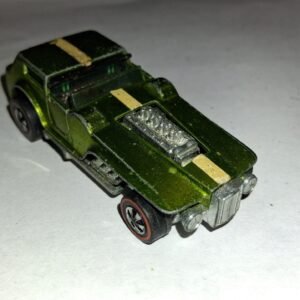 1970 Hot Wheels Redline The Hood Antifreeze Spectraflame Green Blue Glass Nice!