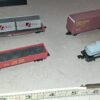 Bachmann N Scale Model Train Lot of 4 Union Pacific Cotton Belt Firestone L&N