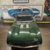Jim Beam 1969 Chevrolet Camaro SS Porcelain Car Decanter in rare Forest Greeen