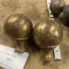 Harley Shovelhead Vtg Accessory Brass Trim Balls Grips Axle Covers Panhead Bed 1