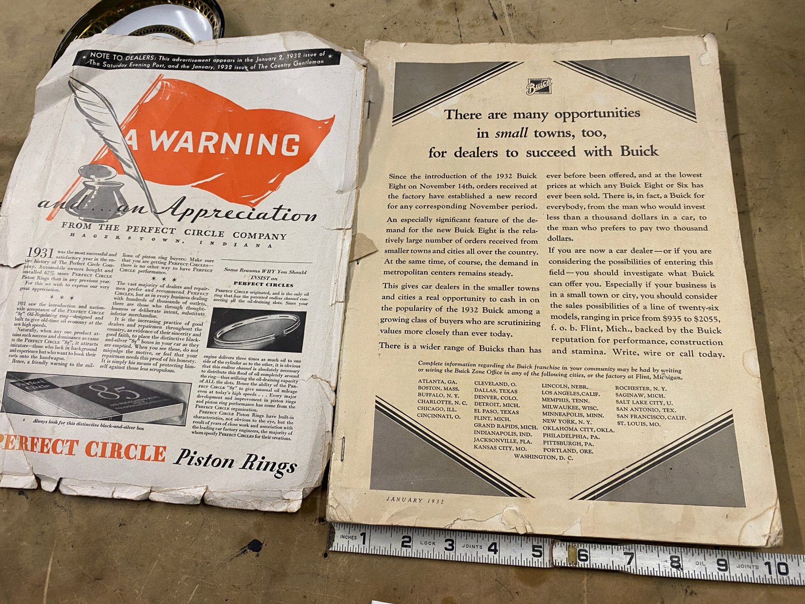 MOTOR Magazine Annual Show January 1932 Vintage Car Illustrated Auto Advertising