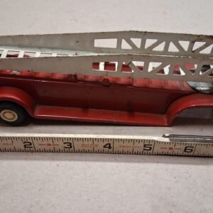 Vintage Tonka 1970s Steel Fire Department Aerial Unit 3 Ladder Trailer 55170