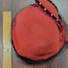 f1e12e85-e116-4898-8865-e2f23945cc32-scaled-1.jpg Vintage 1950s Glenover Henry Pollak Red Wool Felt Tilt Fascinator Hat Veil