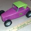 Vtg 1960s Nylint Ford Roadster Jalopy Hot Rod Pressed Steel Toy Car Purple Nice!