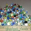 Vintage Glass Marbles Lot 150+ Assorted Cat Eye Swirl Shooters Clear Game Toy
