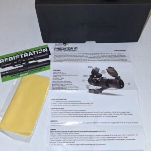 Tacticon Predator V1 Red Green Dot Rifle Optic Sight Only Nice