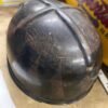 fc7eb298-04f9-4787-880d-5b74147a8b93-scaled-1.jpg Vtg MSA Comfo Cap Tiger Stripe Fiberglass Miners Low Vein Bump Cap w/Suspension!