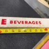 img0007.jpg Antique Door Push Golden Age Beveridges Soda Vintage Advertising Store gas Oil