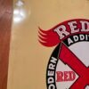 Vtg Tin Metal Sign Redex Oil Can Additive Antique Gas Service Station 1950's Nic