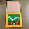 Vintage Playskool Landscape Peg Set Lot Wood Building Blocks #245 in Box 1970's