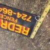Redrock Fence Co Tin Metal Sign 12x5 Man Cave Garage Farm Auto Shop Govt Securit