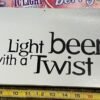 IC Iron city Sign light beer twist sign Rio Cherry Acapulco Lime Advertising 24"
