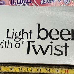 IC Iron city Sign light beer twist sign Rio Cherry Acapulco Lime Advertising 24"