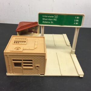 vintage mattel 1981 hot wheels playsets service center central high school more