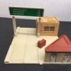 vintage mattel 1981 hot wheels playsets service center central high school more