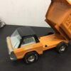 img1360.jpg vintage nylint 400 pressed steel dump truck toy 1970s orange made in usa nice