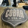 COBRA USA Motorcycle Exhaust Pipes Dealer Sign 15x18 Display Man Cave Honda Kawa