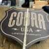 COBRA USA Motorcycle Exhaust Pipes Dealer Sign 15x18 Display Man Cave Honda Kawa
