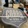 COBRA USA Motorcycle Exhaust Pipes Dealer Sign 15x18 Display Man Cave Honda Kawa