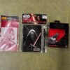Lot of 3 Walt Disney Star Wars Toys & Accessories Notebook Stickers Toy Figure