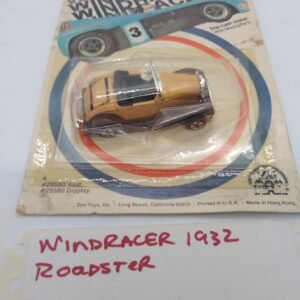 Vintage WINDRACERS 32 ROADSTER Blister Pack Diecast Toy Car Very Good Condition!