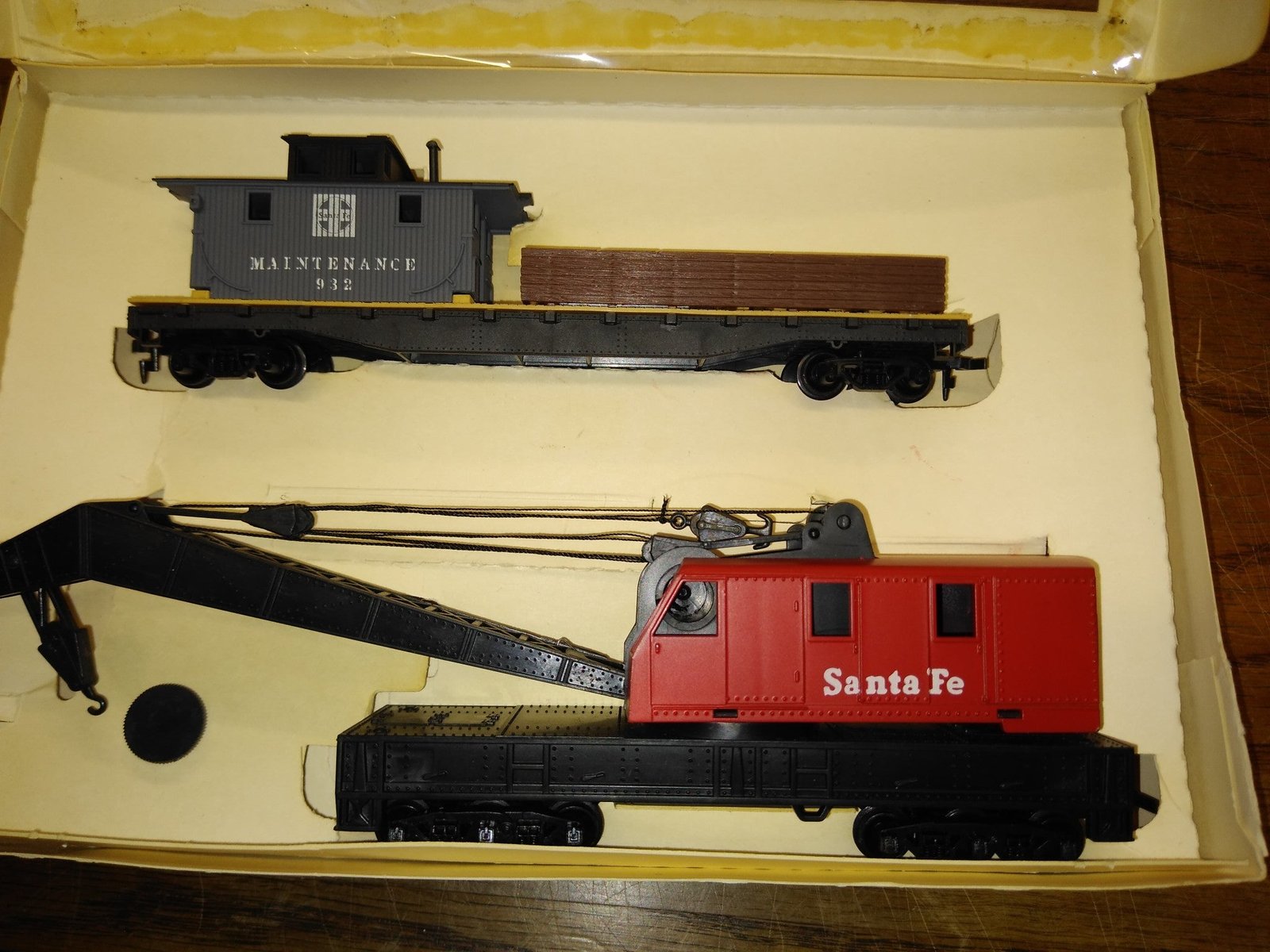 Vintage Tyco HO Santa Fe Locomotive Crane Boom Tender Gulf Tanker Old Dutch More