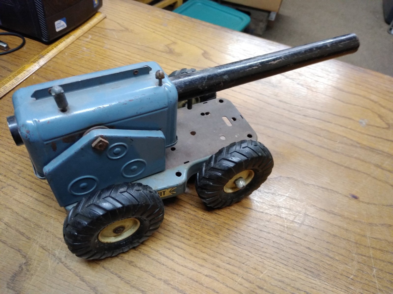 Vintage NyLint Missile Launcher Coastal Unit Trailer Canon Collectable