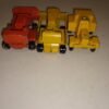 Vintage 3Pc Lesney Matchbox Bulldozer Jumbo Crane Tractor Lot Caterpillar Drott