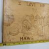 img20210401121656536.jpg Vint Harley Davidson I Love My Hawg Man Cave Wall Art Pyrography Wood Burning