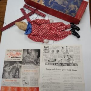 img20210427115407882.jpg Vintage 1940's Hazelle's Marionettes TETO The Clown w/Box Paperwork Working