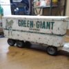 Vintage TONKA Green Giant Toy Refer Semi Truck Wood Trailer Bed Pressed Metal