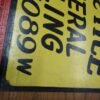 VTG 1940s 50s Hand Painted Advertising Sign Dave Tice GENERAL HAULING Ph# 5089W!