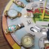 Vtg 1950's NOS Childrens 12 Toy Wrist Watch Unused Cardboard Store Display Nice!