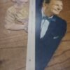 Vtg 1960's Mid Century Ed Sullivan Show Left Handed Pole Sign Cardboard 25" x 7"