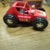 Vtg Off Road Buggy Flip Over Blinking Lights Battery Operated Red Dune Buggy Toy