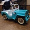 img20210827151832772.jpg Vtg TONKA JEEP Runabout Dispatcher Light Blue Pressed Steel Trailer Hitch 1960's