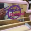 Vtg Studio Reebok Advertising Store Display Sign Shelf Wall Hanging 20 1/2"w
