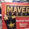 Vtg Maverick Cigarette Outdoor Indoor Advertising Plexiglass Sign 25+"  X 17+"