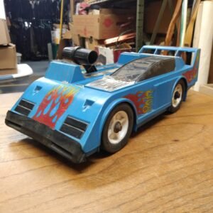 Vtg 1977 General Mills Fun Group Kenner Products Toy Race Car Lever Wind Action