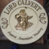 img20211111192426726.jpg Vtg Lord Calvert Whiskey large Round Metal Advertising Wall Hanging Sign 22 1/2"