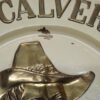 img20211111192432902.jpg Vtg Lord Calvert Whiskey large Round Metal Advertising Wall Hanging Sign 22 1/2"