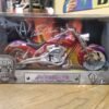 NIB Arlen Ness Iron Legends Custom Motorcycles 1/6 Scale Red and Purple Chopper