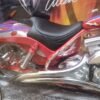 NIB Arlen Ness Iron Legends Custom Motorcycles 1/6 Scale Red and Purple Chopper
