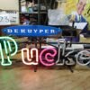 Dekuyper Pucker Beer Neon Light Hanging Window Table Bar Top Man Cave Wall Decor
