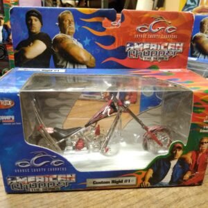 NOS OCC American Chopper Orange County Custom Rigid #1 Die Cast Motorcycle 1:18