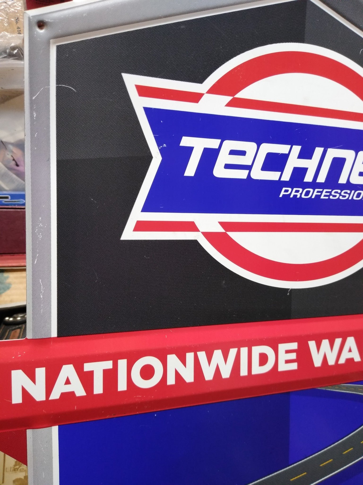 Technet Professional Nationwide Automotive Warranty Tin Sign Man Cave Garage