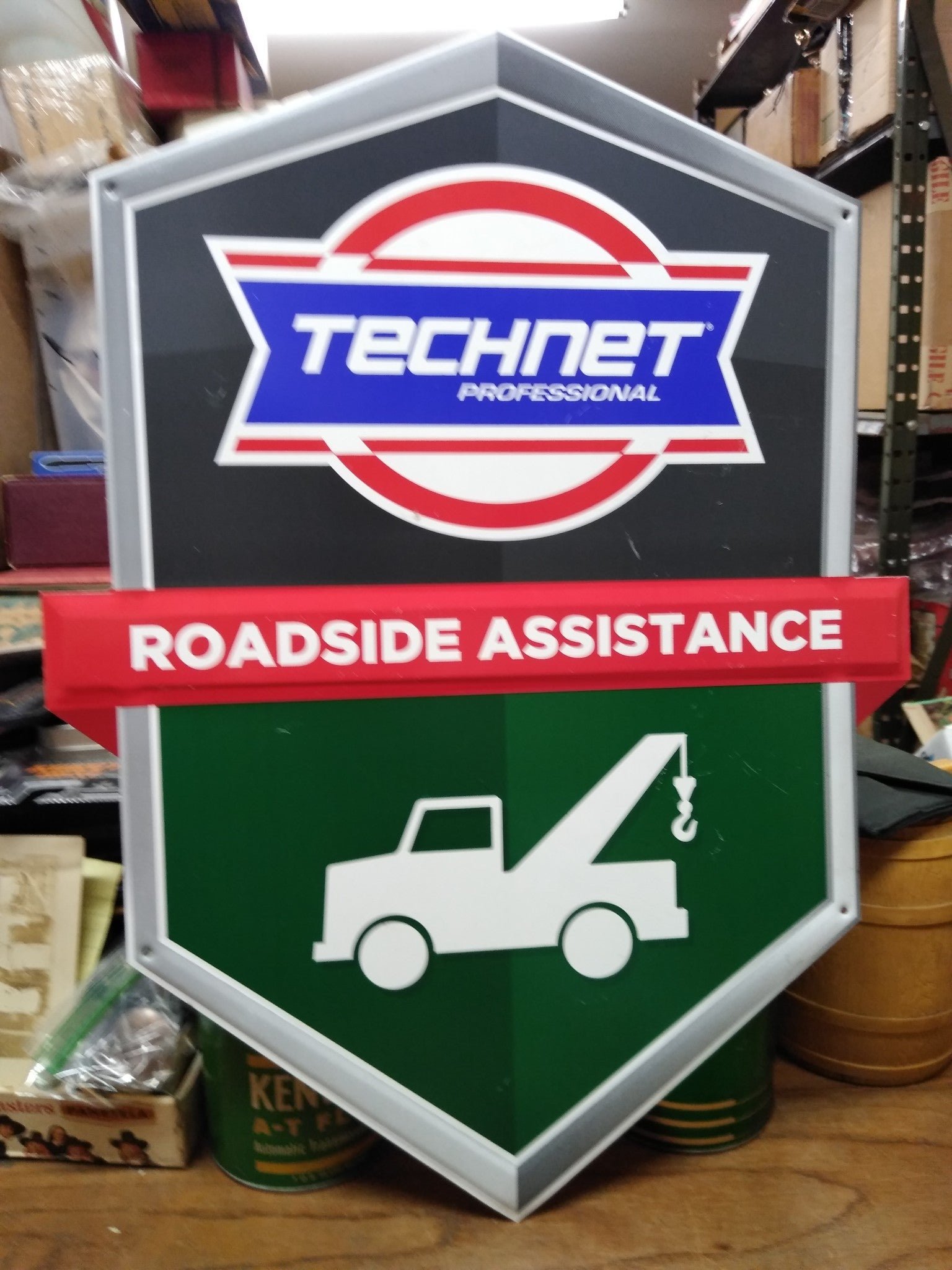 img20240415164108887.jpg Technet Professional Automotive Roadside Assistance Warranty Tin Sign Man Cave