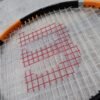 Wilson Titanium 3 Soft Shock Tennis Racket Orange Black L 4 4 1/2